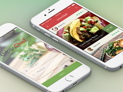 Urban Chef App app apple cuisine dining food ios mobile restaurant