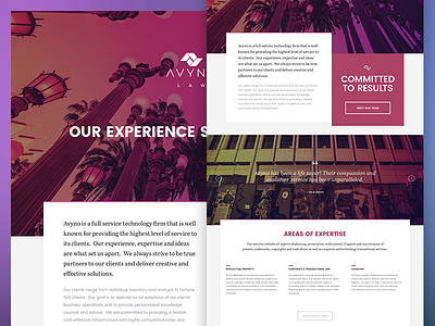 Law Firm Website design firm gradient homepage law lawyer website