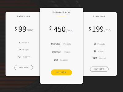 Daily UI Challenge #30 - Pricing 30 daily ui challenge daily ui challenge 30 pricing pricing plan