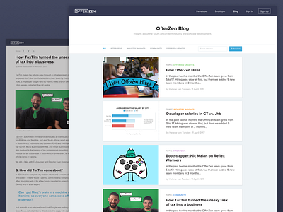 OfferZen's Blog redesign! 🎉