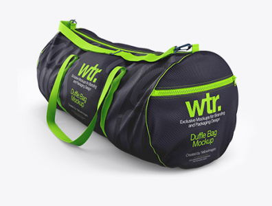 Download Psd Mockup Duffle Bag Mockup - Halfside View by Wesa Kanjia on