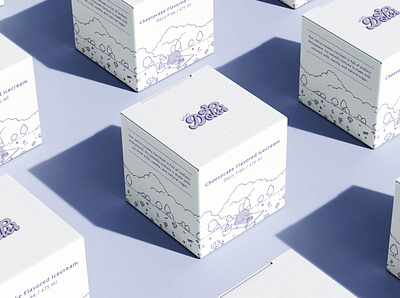 Ice-cream Box graphic design illustration packaging