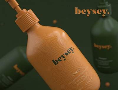 beysey. (concept) 3d brand branding cinema4d cosmetic graphic design identity logo minimal octane package package design simple simple logo simplicity