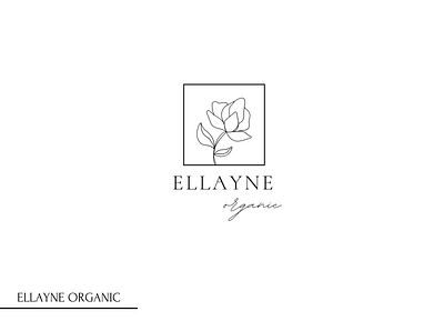 Graceful feminine logo / natural cosmetics logo