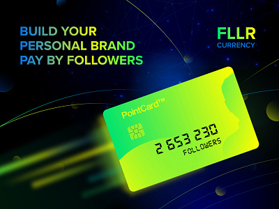 (FLLR) Social Currency for PointCard bitcoin blockchain colours credit card future nft pointcard socia media virtual currency