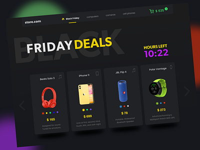 Dark Mode Ecommerce black black friday colors colours dark mode dark theme dark ui desktop ecommerce interface store ui ux