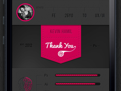 Hi Dribbble! about dark pink texture thanks