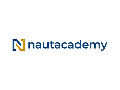 Nautacademy logo branding design logo logo design logotype typogaphy vector