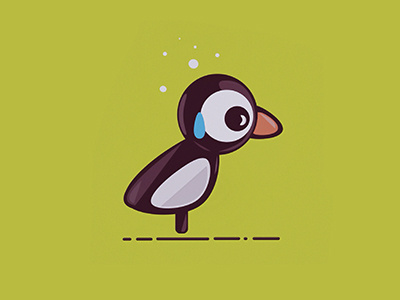 Bird Illustration bird dribbble dribbble shot green illustrator photoshop vector