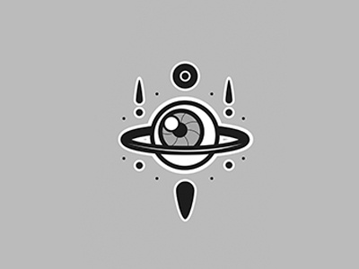 Eye Logo circle cool dribbble dribbble shot eye grey illustrator photoshop white