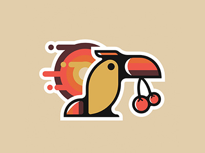 Retro Bird adobe bird clean dribbble dribbble debut fun icon illustrator photoshop retro shot