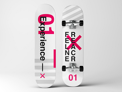 Skate deck design black dribbble freelancer pink skate white