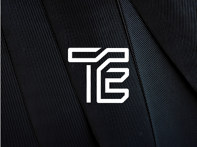 TE Logo black dark dribbble e illustration logo new t tech white