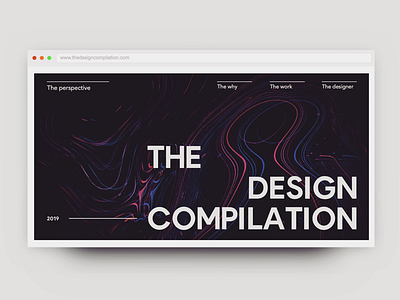 The Design Compilation abstract black design dribbble ui web white