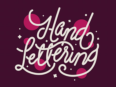 Hand Lettering color cursive dribbble handlettering purple type