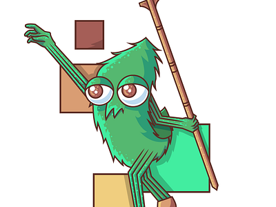 Spearmint Character Illustration
