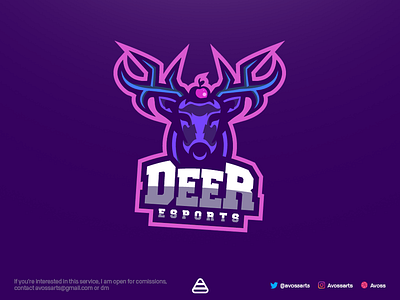 Deer Logo deer deer esports logo esports esports logo esports logos illustration illustrations illustrator logo logos