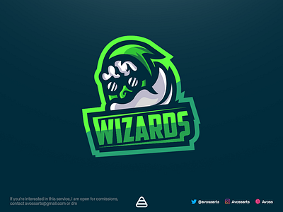 Wizards Logo esports esports logo esports logos illustration illustrations illustrator logo logos wizards wizards esports logo wizards logo