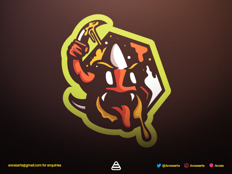 Candy Corn Logo by Avoss on Dribbble