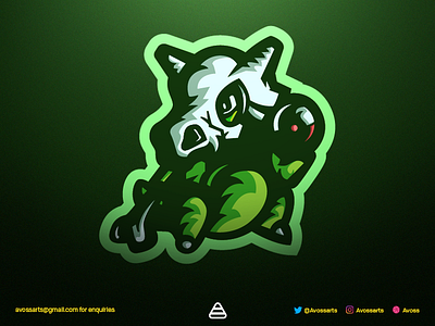 Cubone Logo animal logo animal mascot cubone cubonelogo cubonemascotlogo esports esports logo esports logos illustrator logo logos mascot logo pokemon pokemonlogo sports logo