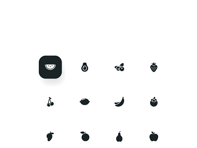 fruit icons