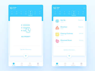 Time Management app design illustration time ui ux vision web