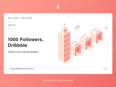 1000 Followers app design icon illustration interface picture ui ux vision web