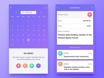 Memo _02 by HeiMaUX on Dribbble