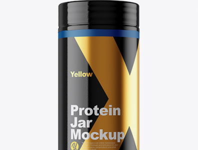 Download Psd Mockup Protein Jar Mockup HQ branding graphic design vector