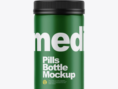 Download Psd Mockup Matte Pills Bottle Mockup HQ branding design graphic design