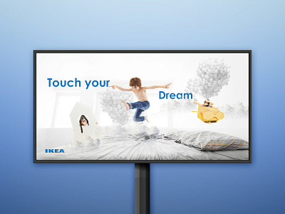 Ikea brand advertising billboard