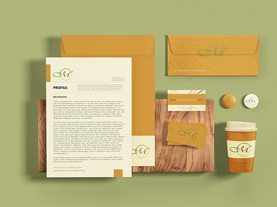 Brand advertising stationery design