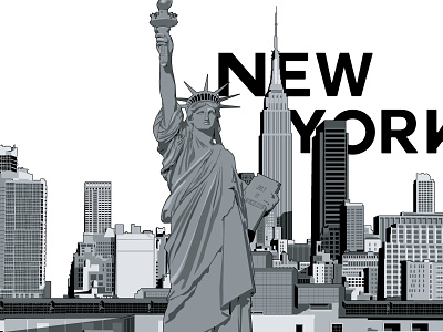 "New York City" - WIP designillustrator illustrationgraphic
