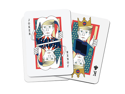 "Make America Hate Again" - Tump Play Card cardjokeradobeadobe designillustratortrumpdonald illustrationgraphic illustrator trumpplay