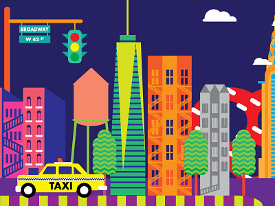 NYC adboe illustration adobe graphic design illust illustrator new york new york city nyc