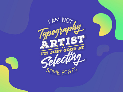 Font master. lol. adobe illustrator design fonts gradients purple typeface typogaphy