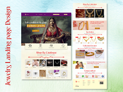 Jewelry Landing Page by Sourav Das on Dribbble