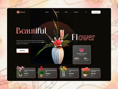 Flower Header Design