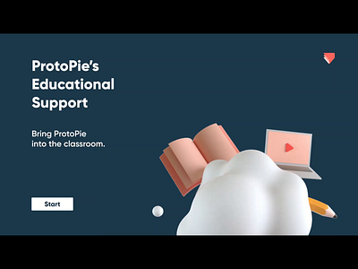 ProtoPie's Educational Support interactiondesign nocode productdesign protopie prototype prototyping