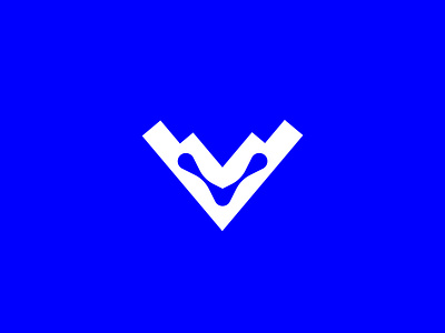 Letter V Tech Logo Design