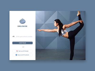 Daily UI 001. Log In. blue branding daily ui 001 dailyui dailyuichallenge design design challenges fitness ui graphic design landing page landing page ui logo sign in sign in ui ui ui challenges ui design ux vector web ui