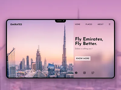 Emirates airlines - Landing page UI design airlines branding daily ui challenges dailyui design dubai ecommerce ecommerce design emirates graphic design landing page landing page ui purple ui challenges ui design ux ux design web design web ui website design