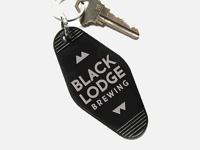 Black Lodge Brewing Keychain