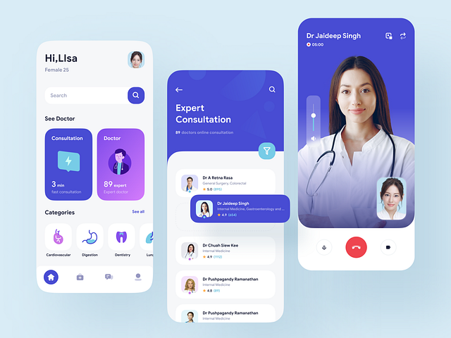 Medical app - Mobile App by Hong Ji for OD Studio on Dribbble