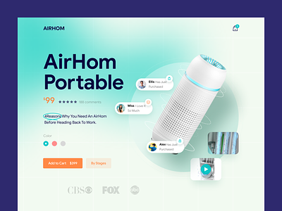 Airhom – Product Page