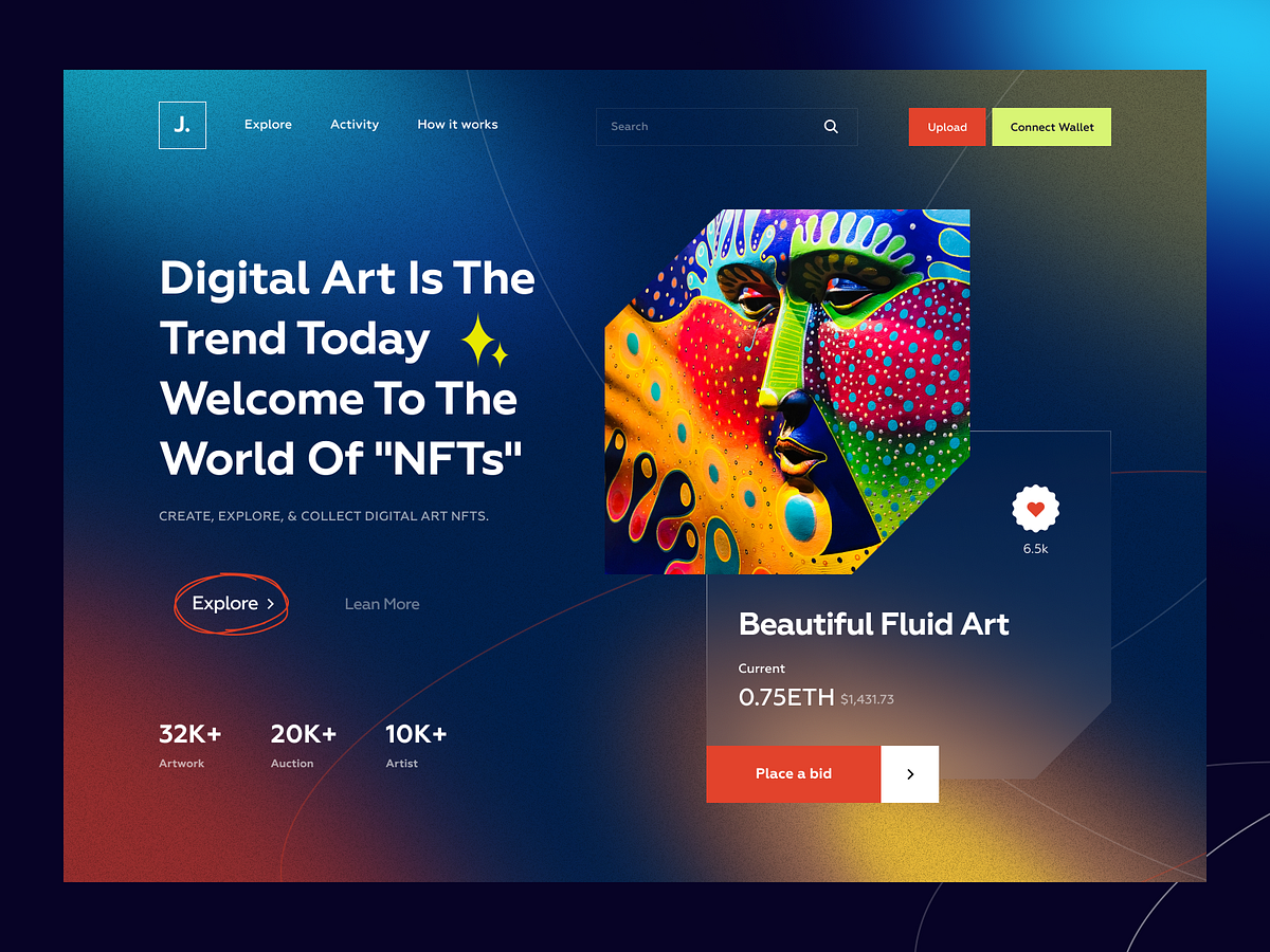 Cryptocurrency Nft Platform designs, themes, templates and downloadable