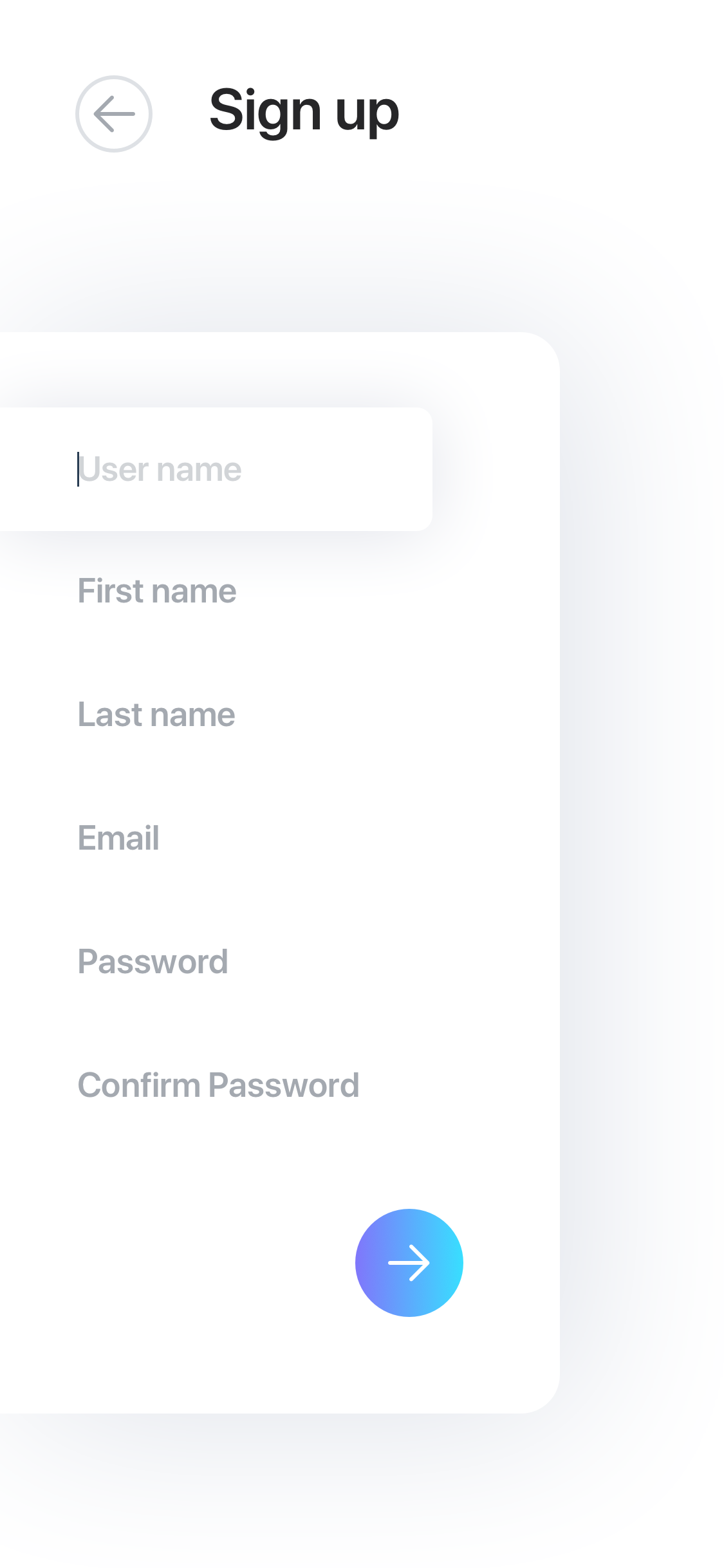 Sign up/Sign in by Jay Ji on Dribbble