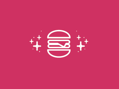 Sparkle Burger burger pink sparkle yummy