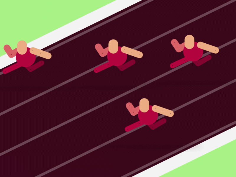 Character_Race_Running_Animation animation design illustration