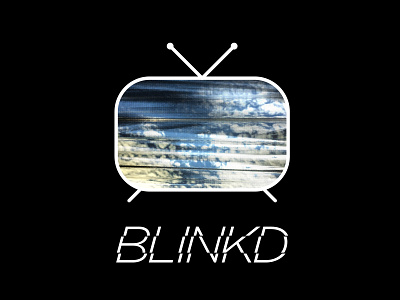 Blinkd logo anonymous app branding interactive logo media social